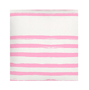 Stripe on Stripe Bubblegum Pink Fabric