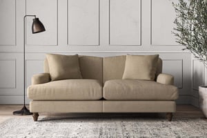 nkuku Deni Sofa | Make To Order | Medium | Brera Linen Chesnut