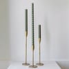 Handcrafted Antique Brass Candlesticks