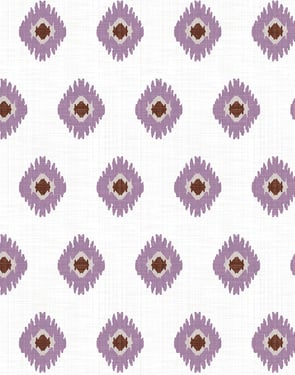 Tangier Medallion' Wallpaper by Wallshoppe - Plum - Removable / Sample - 8 x 8 in.