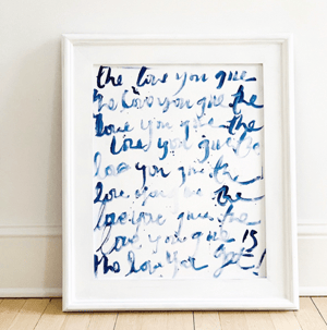 The Love You Give, The Love You Get Original Painting by Kerri Rosenthal