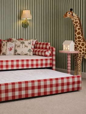 Posie Standard Bed in Red - Bed + 2 Mattresses