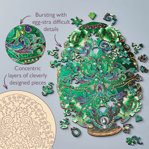 Enamelled Egg - Picture Puzzle Cut_MDTP