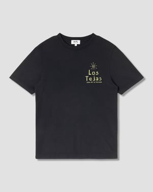 Los Tejas Tee (Washed Black) - XXL
