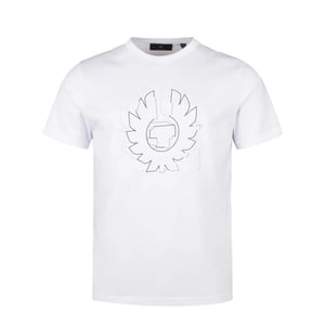Belstaff Deconstructed Phoenix Graphic T-Shirt White