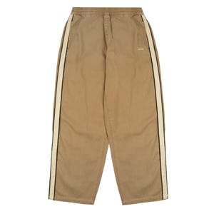 Obey Womens Astrid Side Stripe Pant Tan Faded Wash
