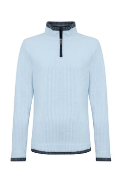 Weird Fish Beye 1/4 Zip Grid Fleece Cool Blue Size 8