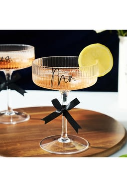 AW Cocktail Coupe Glasses Set