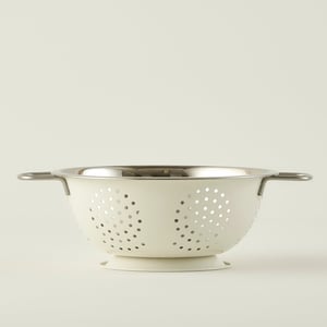 Giza White Stainless Steel Colander