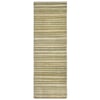 Fine Stripes Runner Green - 67x200cm