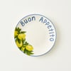 Lemoncello Porcelain Dessert Plate