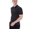 Patton Jacquard Stripe Polo - M