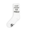 Paired Need Money Sock White