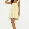 Ready For Brunch Mini Dress Yellow
