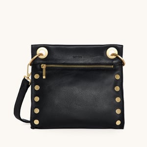 Hammitt Tony Black Brushed Gold Med