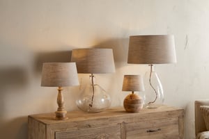 nkuku Embaata Linen Lampshade | Shades | Extra Large | Natural