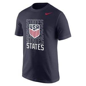 Men's Nike USMNT Repeat States Navy Tee / 2X