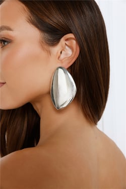 Night Spark Earrings Silver