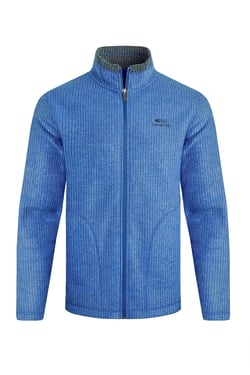 Weird Fish Shires Full Zip Grid Fleece Blue Size L