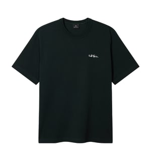Paul Smith Logo Embroidery Cotton T-Shirt Dark Green