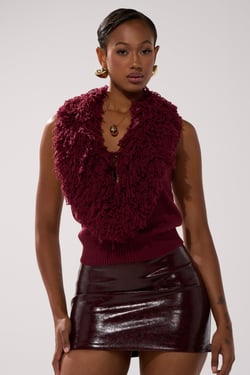 AKIRA Carly Fringe Open Front Sweater | Size XL