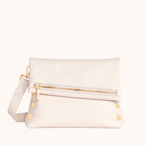 Hammitt VIP Calla Lily White Brushed Gold Med