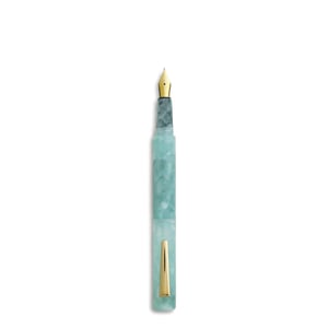Hightide Attache Marbled Fountain Pen Mint