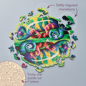 Captivating Chameleon - Vine Puzzle Cut_TMPV