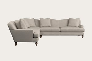nkuku Deni Corner Sofa | Make To Order | Grand | Brera Linen Natural