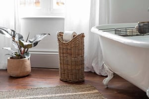 nkuku Amandi Toilet Roll Holder | Bathroom | One Size | Natural
