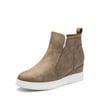 DREAM PAIRS Hidden Heel Platform Wedge Booties