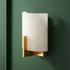 Franklyn wall light in brass and alabaster