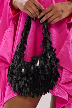 AKIRA The Nostalgia Sequin Purse | Black