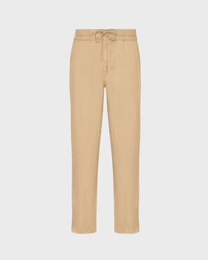 Vilebrequin - Men Linen Pants Regular Fit Natural Dye - Pant - Parc - Brown - Size XXL