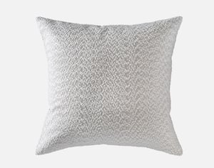 QE Home Casano Euro Sham, Geometric, Grey, 26" x 26"