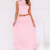 Couture Maxi Skirt Pink
