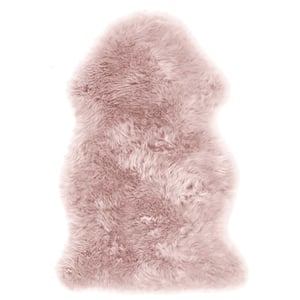 Genuine Sheepskin Rug Adobe Rose - Single - 60x95cm