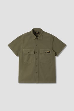 CPO Short Sleeve (Olive Sateen) - XL