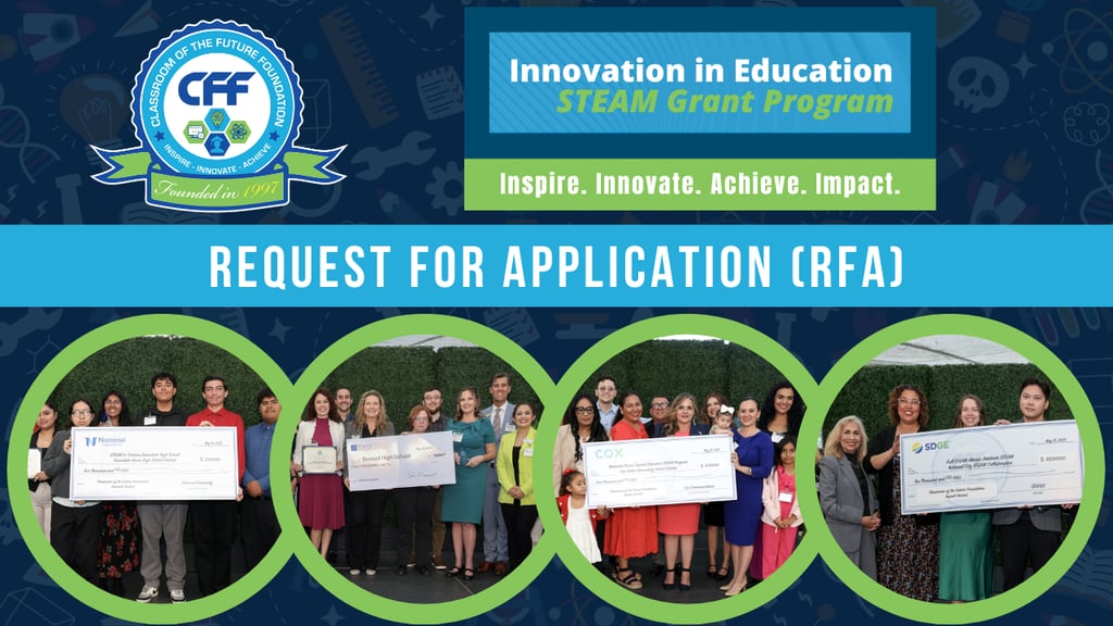 2026 Request for Application (RFA) — $25,000 in Grants for CFF’s 23rd Annual “Innovation in Education Awards”