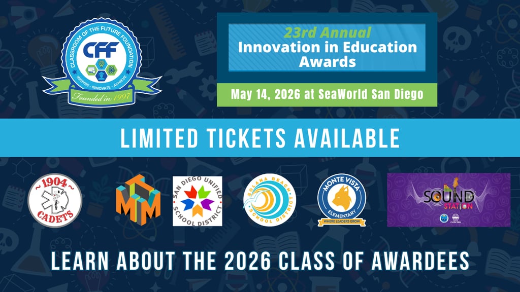Help CFF Honor our 2026 Innovative Programs, Special Awards and Scholars at the 23rd Annual “Innovation in Education Awards”
