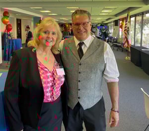 Jane Turk-Schlosberg and Dr. Paul Gothold