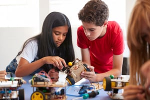 Robotics students