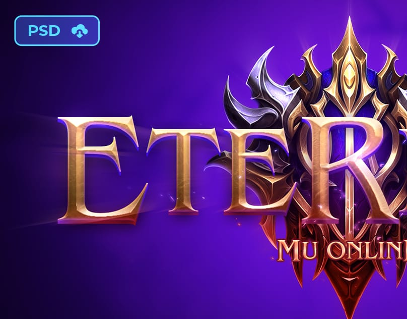 Eternal - Lineage 2 & Mu Online Game Logo Template