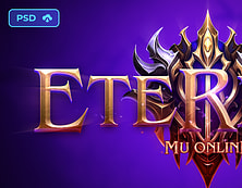 Eternal - Lineage 2 & Mu Online Game Logo Template