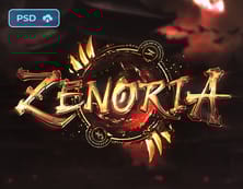 Fantasy Mmorpg Game Logo Template - Zenoria