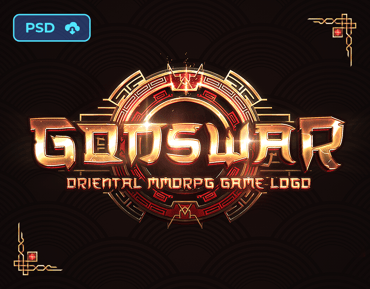 GodsWar - Oriental Game Logo Template
