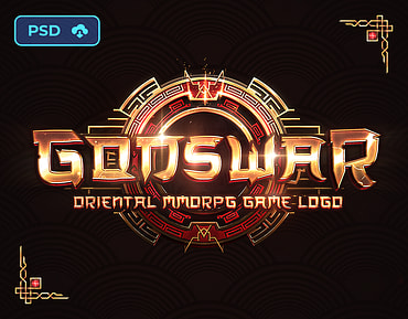 GodsWar - Oriental Game Logo Template
