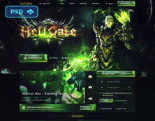 HellGate - Metin2 Animated Website Template
