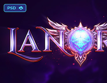 Lanoria - Mmorpg Editable Game Logo