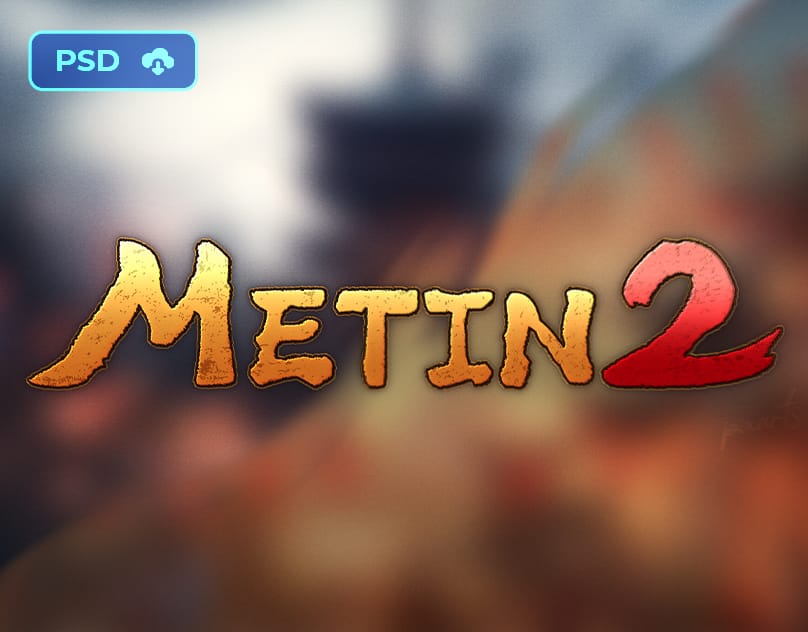 Metin2 - Oriental Game Logo Psd Text Effect
